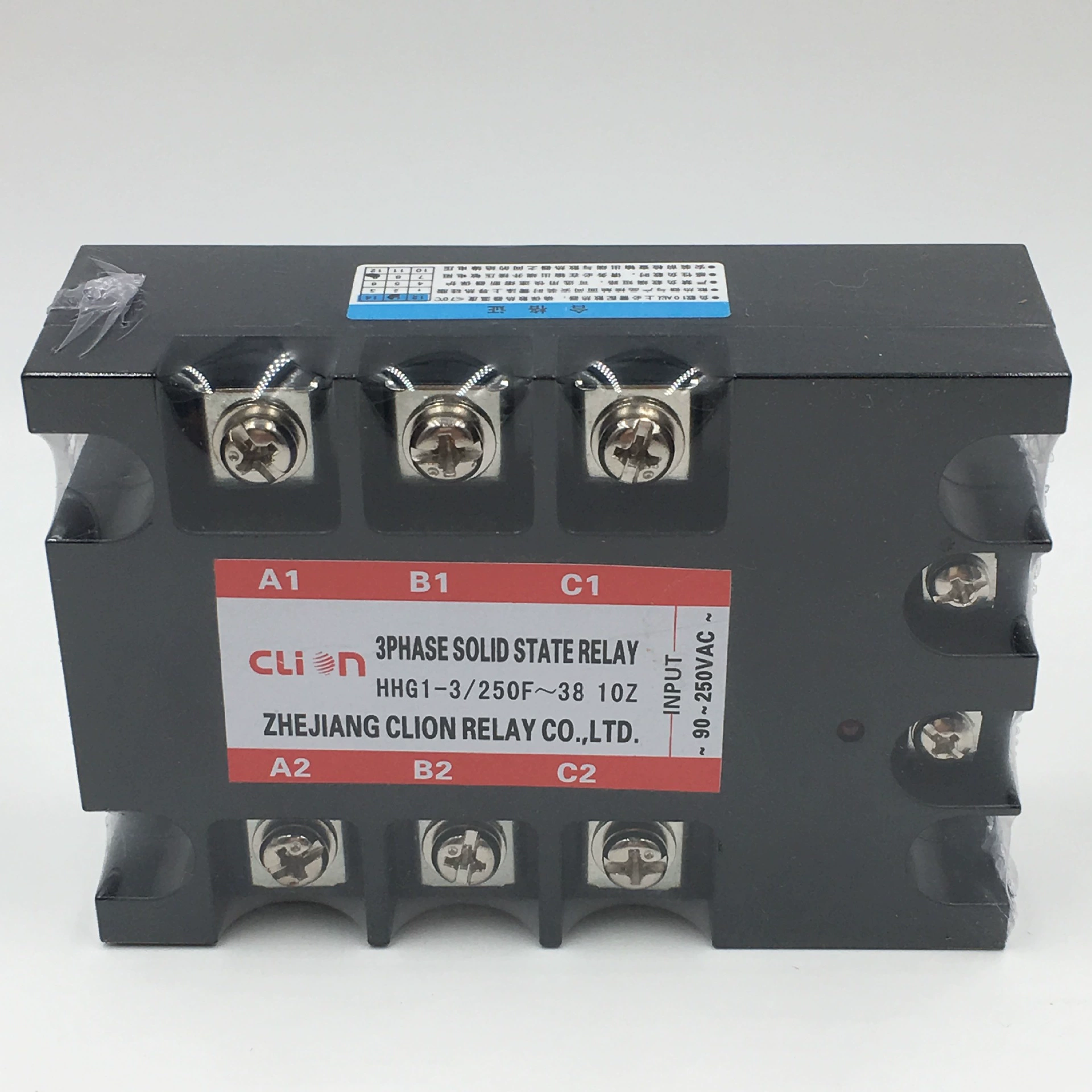 Высококачественный твердотельный реле трехфазное CLION Xinda HHG1-3/250F-38 10Z TSR-10AA
