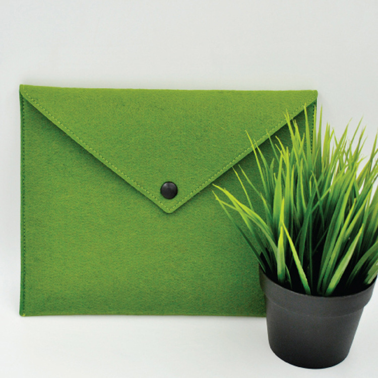 厂家直销毛毡文件袋 定制学生毛毡文件袋 加印LOGO按需定做毛毡包