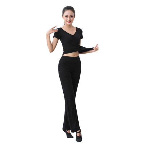 Summer New Yoga Set Adult Short-Sleeve Practice Suit Modal Shape Wear Dance Wear One-Time Shipping