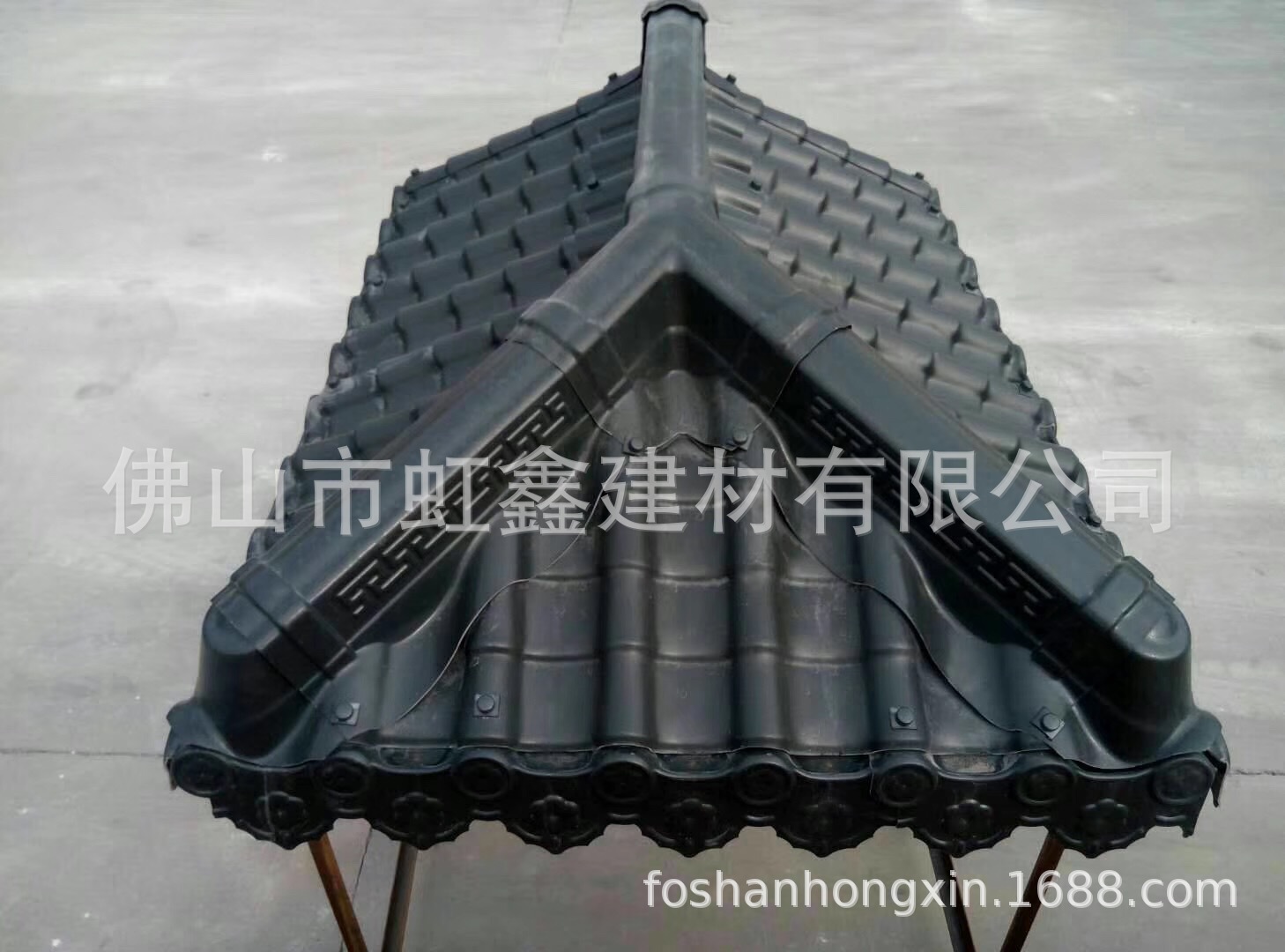 树脂古筒瓦 仿古筒瓦 仿古瓦 ASA仿古瓦 一体树脂瓦 平改坡屋面瓦-阿里巴巴