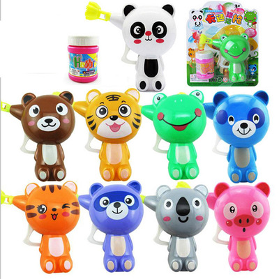 旅遊景點熱賣 有3C認證 6121手動泡泡槍 無需電池泡泡玩具槍