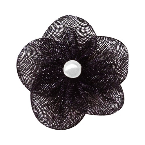 Yao Ming cinta flor decoración 2,8 cm arco hilo de nieve de cinco pétalos de flores Ropa Accesorios falda ropa hecha a mano flor arco