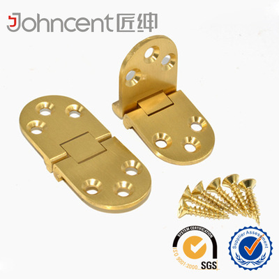 180度銅翻板合頁 翻轉暗裝圓桌合頁 折疊桌銅合頁配件 70*30mm