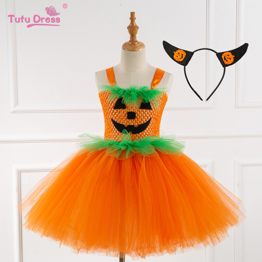 orange tutu dress
