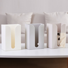 Multifunctional Wall-Hanging Tissue Box for Home Living Room Kitchen Trash Bag Storage Box Under Desk Wall Tissue Box without Drilling