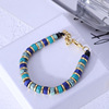 Trend fashionable retro golden accessory, ethnic bracelet, European style, wholesale, ethnic style