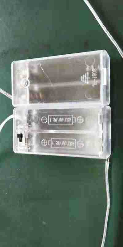 2节5号电池盒 二节五号带盖带开关