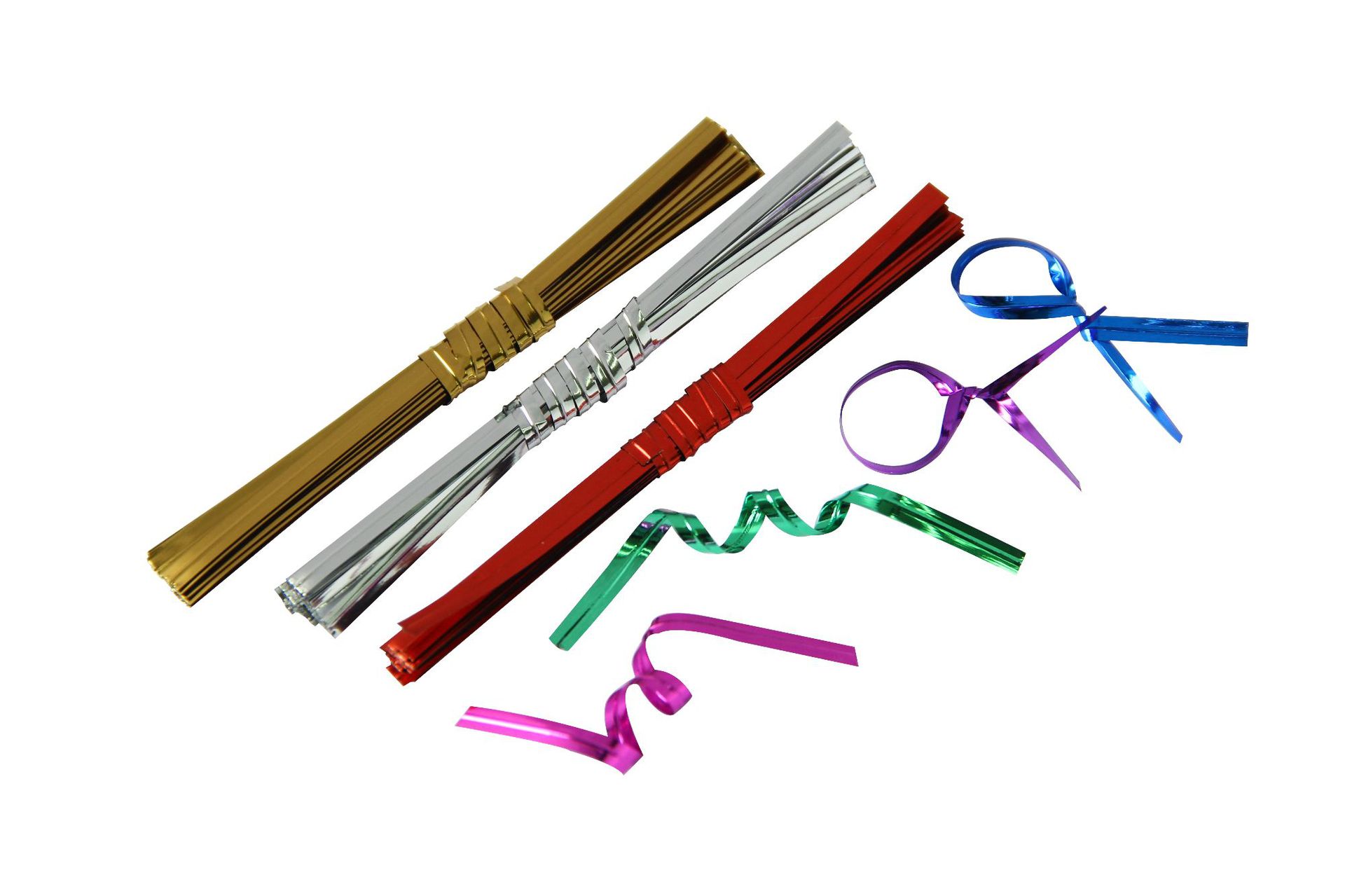 PET金色扎丝包面扎丝12CM金色扎丝10CM金色扎丝8CM金色扎丝