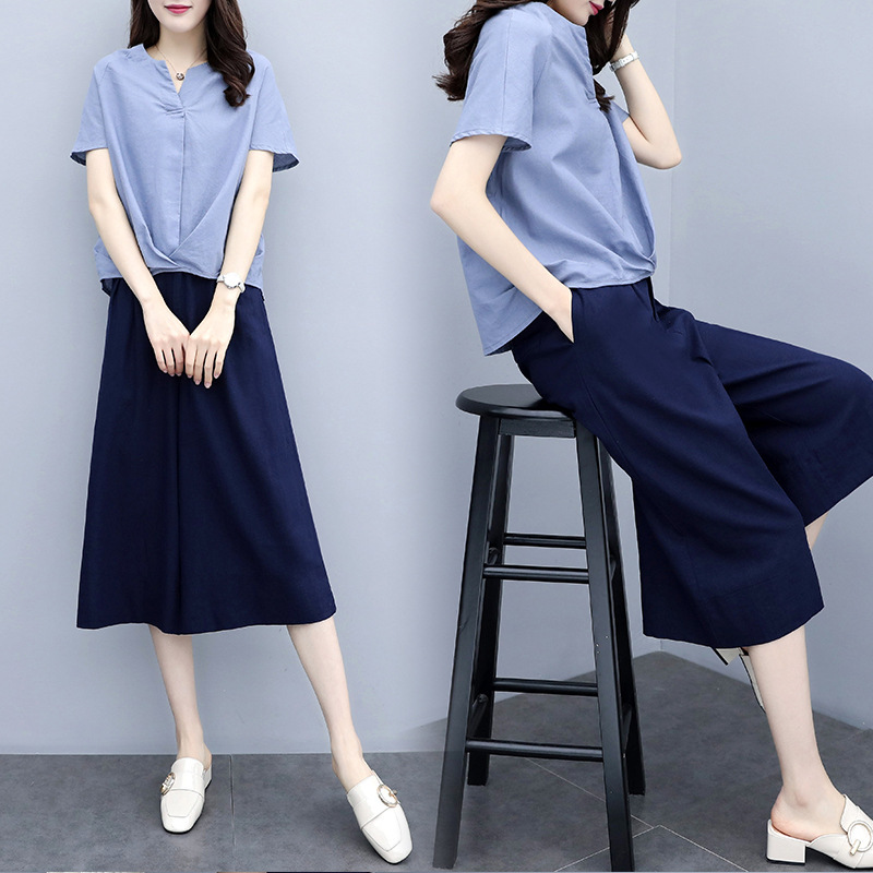 Costume femme en Coton et lin - Ref 3334976 Image 3