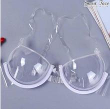 Transparent bra Women Disposable Strap Invisible Plastic