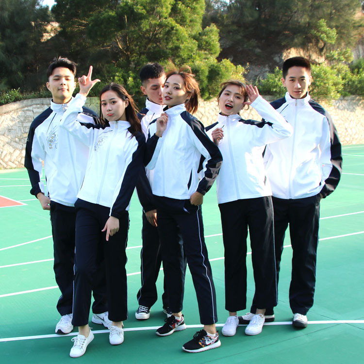 Spring and autumn season junior middle school high school student school uniform suit Middle school student Class clothes customized new pattern Athletic Wear pupil Manufactor