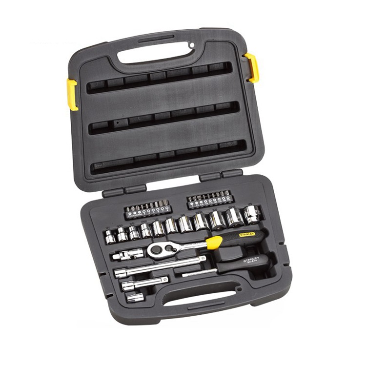 史丹利35件套10mm系列英制组套机修 棘轮扳手套筒组套94-692-22