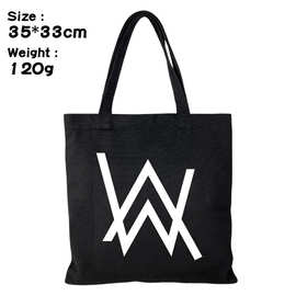 电音鬼才-艾兰沃克Alan Olav Walke单肩收纳袋男女简约印花购物袋