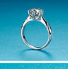 Wedding ring, one size stone inlay, Birthday gift