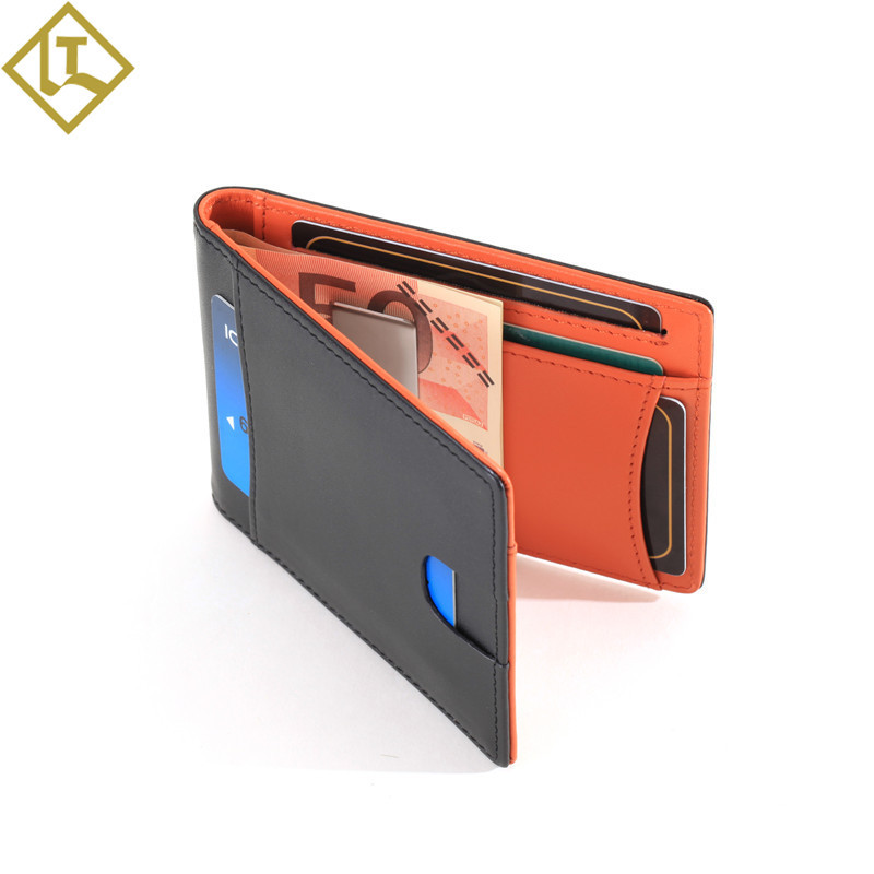 2021跨境新款創(chuàng)意真皮美金夾 男士錢包 短款皮夾錢包wallet錢包