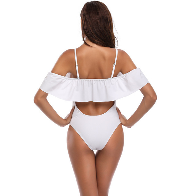 women’s swimsuit sexy suspension bandage lotus side bikini