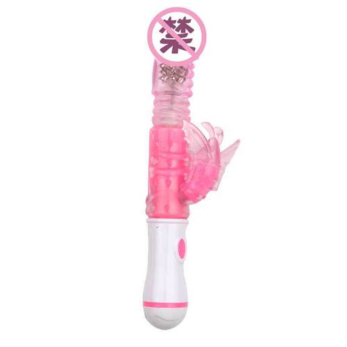 Adult sex toys wholesale, female dildo, massage vibrating bead rod, telescopic masturbation device