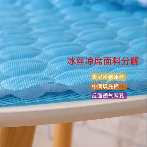 Summer Pet Cooling Pad, Cold Sensing Ice Silk Cooling Mat for Dogs and Cats, Car Pet Sofa Cushion Accessory