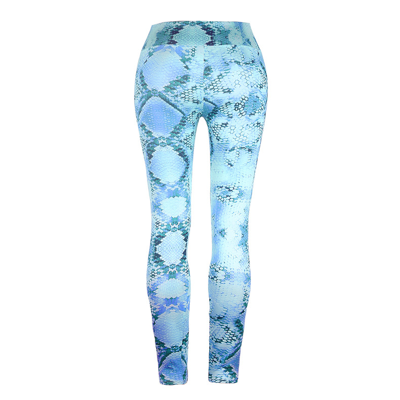 Pantalones de yoga slim con estampado de serpiente NSZH24713