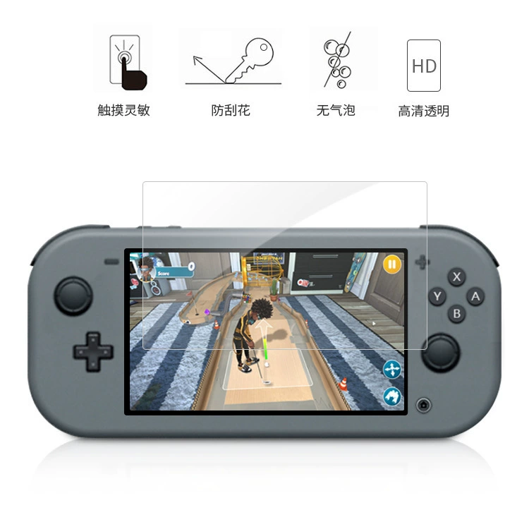 Защитная закалённая плёнка для экрана Nintendo Switch Mini, совместима с NS Mini