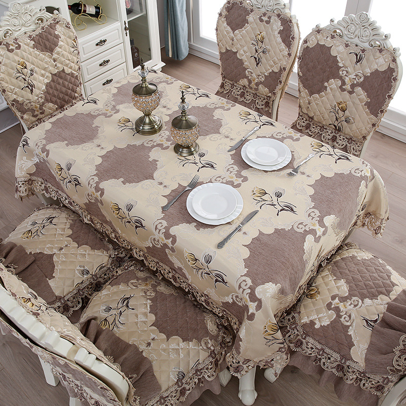 欧式郁金香咖椅垫 (15)