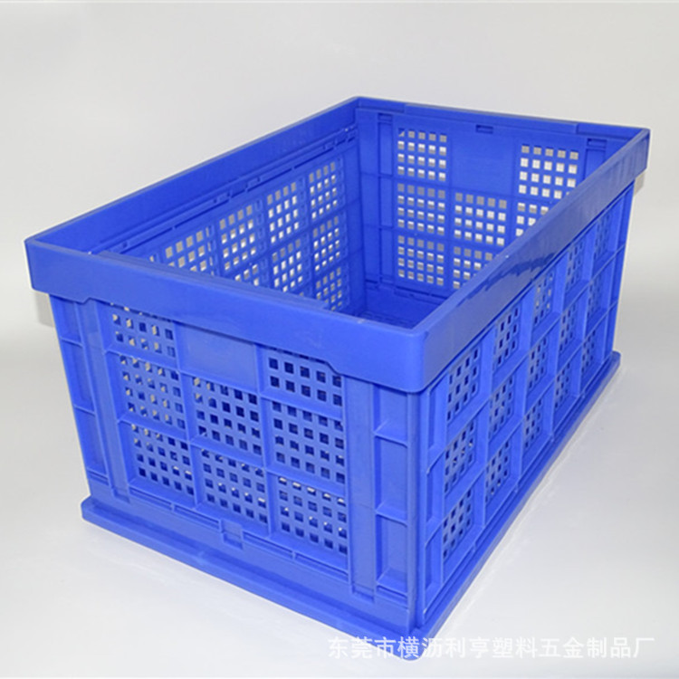 耐高温低温塑料塑胶折叠箩 冷藏医疗液体输送周转箩筐3#670*450