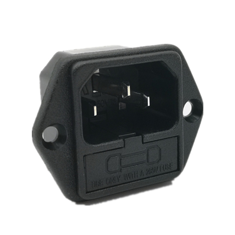 厂家直销JEC JR-101-1F 二合一环保阻燃点钞机专用嵌入式品字插座