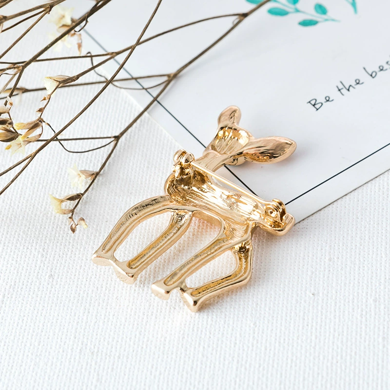 Fashionable accessory from pearl, cute brooch, pin lapel pin, Korean style