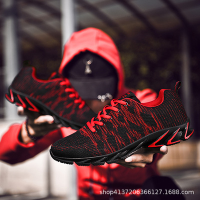 跨境男鞋2020新款青年运动鞋男防滑刀锋运动鞋青年男士旅游鞋男|ru