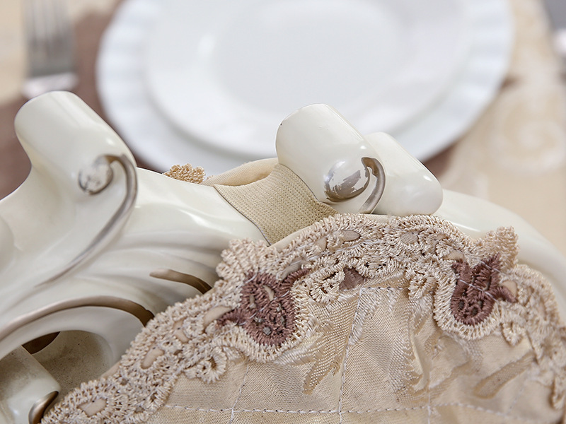 欧式郁金香咖椅垫 (19)