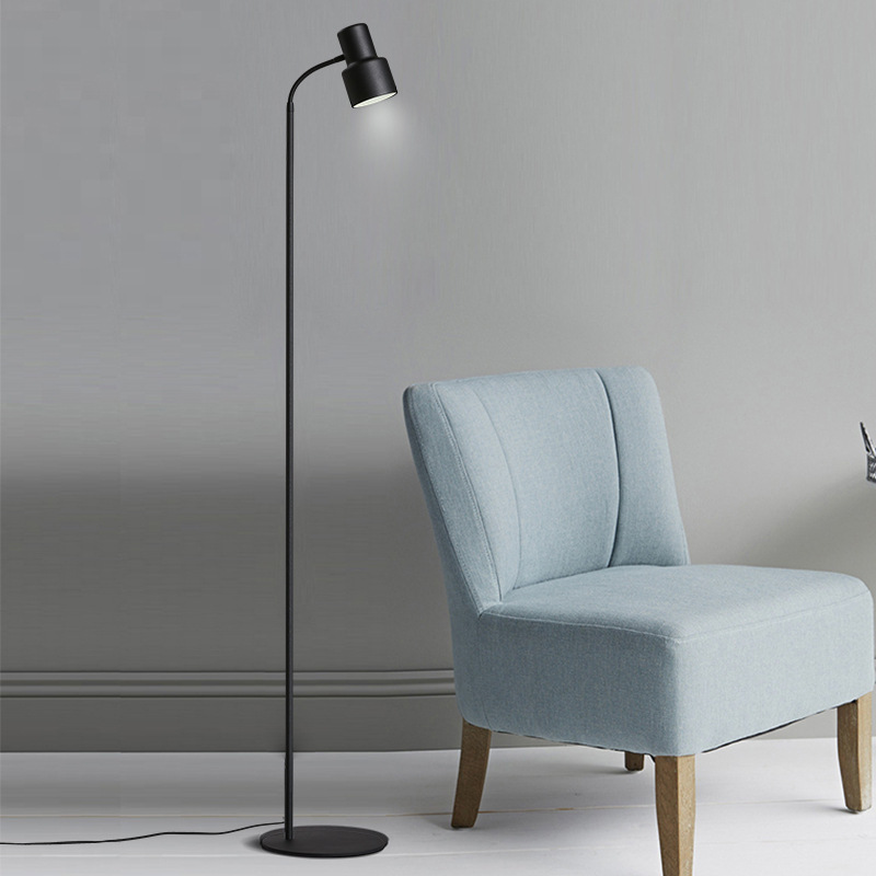 北欧风格客厅简约现代卧室床头个性铁艺站立式落地灯创意时尚灯具|ms