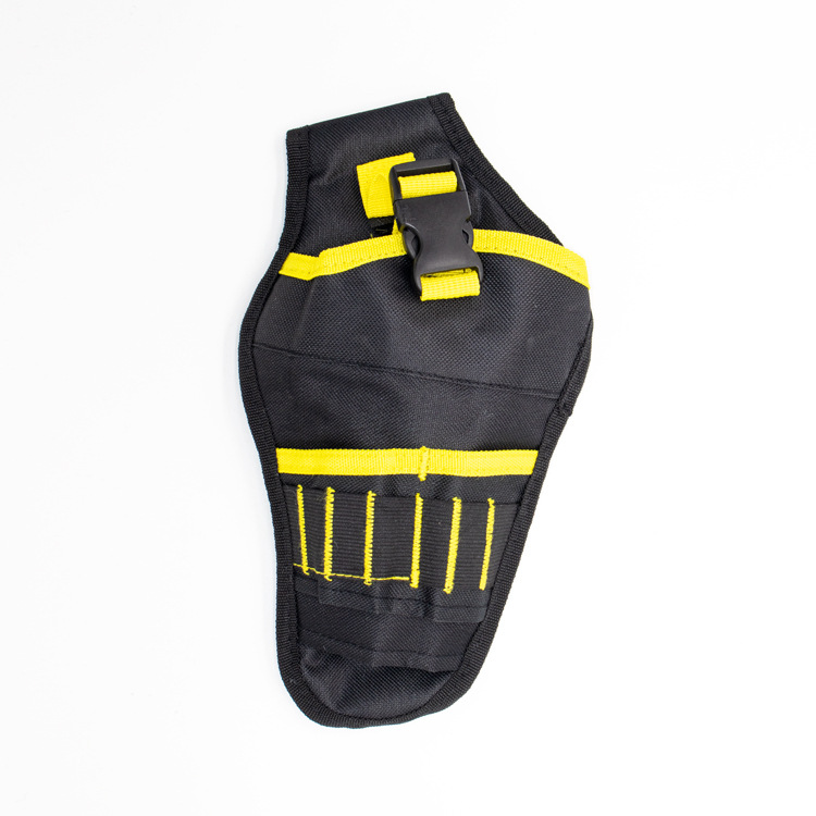 Nuevo taladro de mano bolsa de lona multi-funcional bolsa colgante bolsa de cintura bolsa de taladro de mano Oxford tela de hardware kit de reparación de electricista