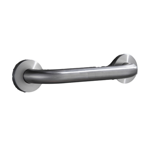 Stainless steel safety grab bar for bathroom and toilet, accessible design with non-slip handle for hallways—ideal for seniors and people with disabilities.
