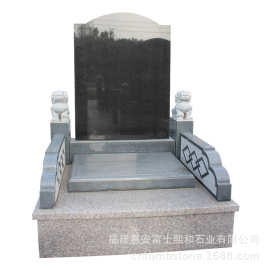 花岗岩墓碑销售 黔西南州墓碑款式 标准父母合葬墓碑图片