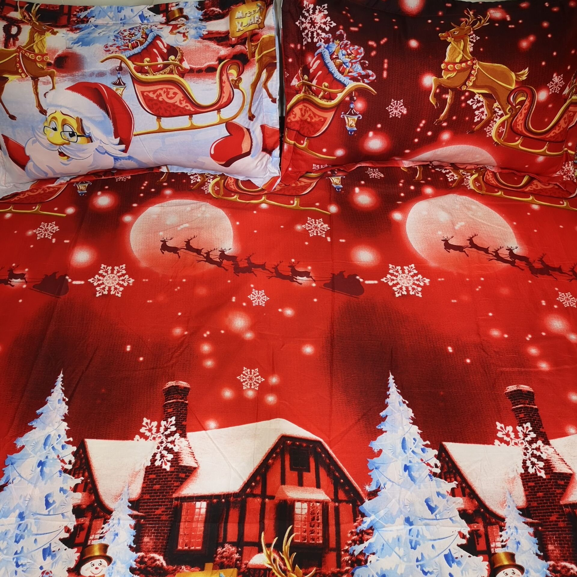 Home Textile Christmas Holiday Atmosphere Is Set Of Three Sets Of Four Sets Of Home Textiles display picture 10