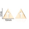 Earrings, triangle, European style, 2021 collection