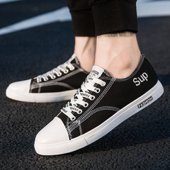 春夏季男鞋韓版休閒鞋男學生板鞋增高透氣帆布鞋百搭低幫運動鞋子
