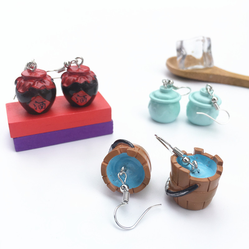 1 Pair Novelty Teapot Resin Women's Ear Hook display picture 4