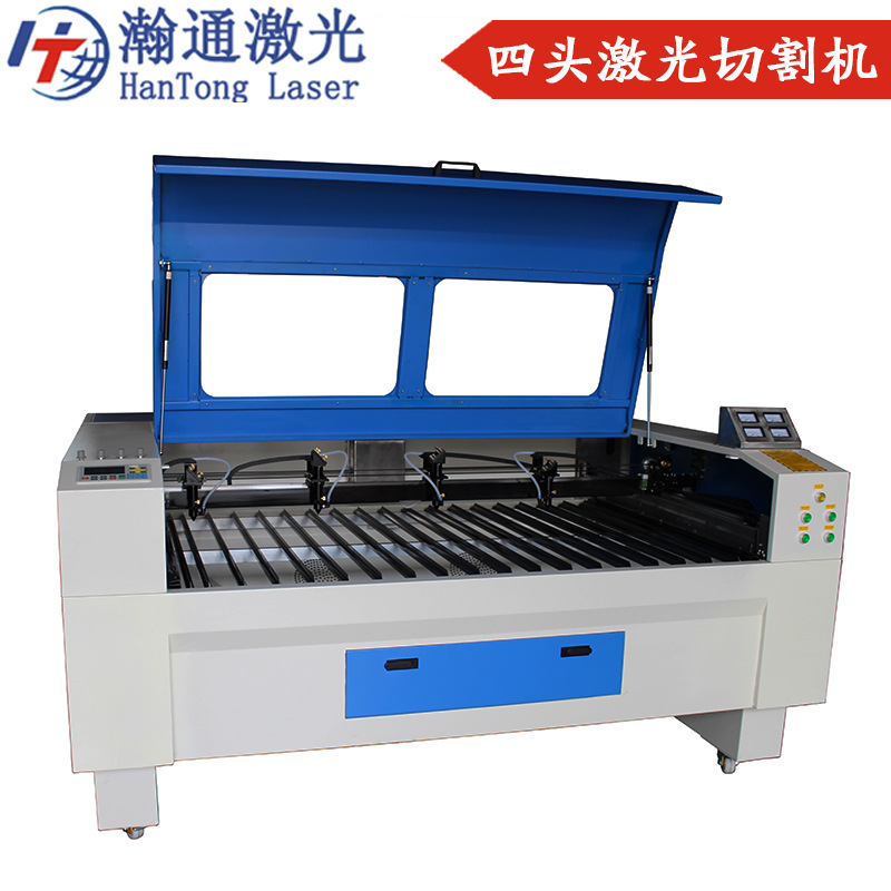 PET塑料板四头激光切割机 1390亚克力激光切割机激光机