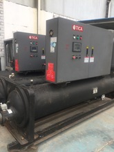 天加水源热泵螺杆机制冷量619KW制热量656KW二手中央空调回收出售