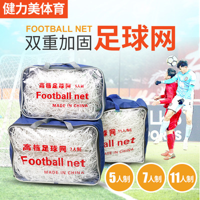customized Various Specifications Football Network Soccer Net Polyethylene texture of material Polyester fiber nylon children Goal