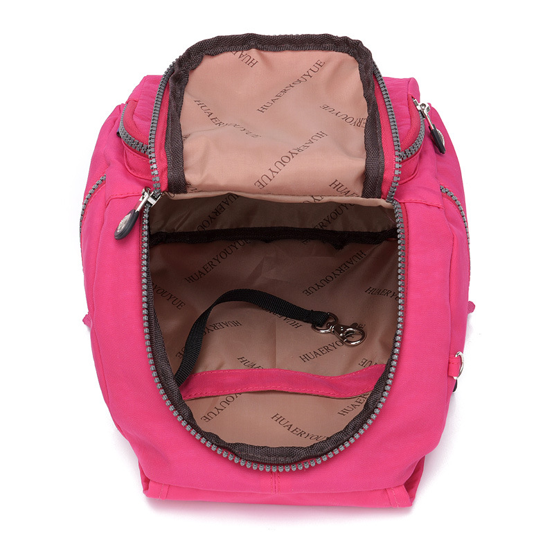 Nylon backpack, water repellent shoulder bag, 2019