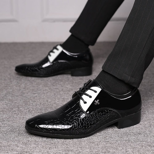 Men's shoes winter new leather shoes men's business formal shoes mens shoe large size wedding shoes dropshipping