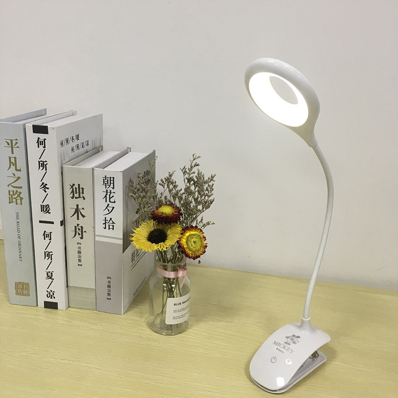 三挡触摸调光LED护眼夹子台灯实用阅读台灯 可定制logo礼品