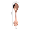 Cute high quality coffee dessert spoon stainless steel, ice cream, wholesale