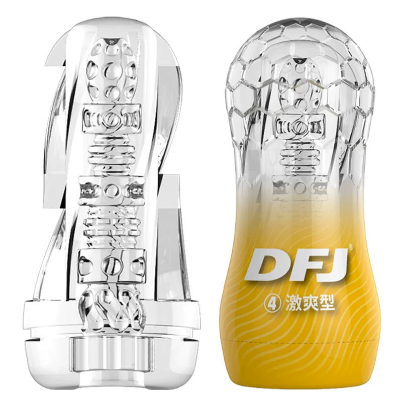 Новый продукт DFJ «чашка самолёт» для мужчин, мастурбационная присасывающая чашка, прозрачная, портативная (внешняя торговля)