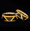 Ring suitable for men and women for beloved, accessory, 750 sample gold