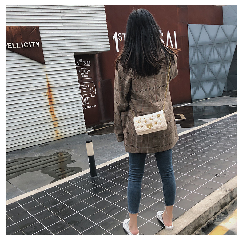 Fashion Fresh Simple Star Diamond Chain Messenger Bag display picture 10