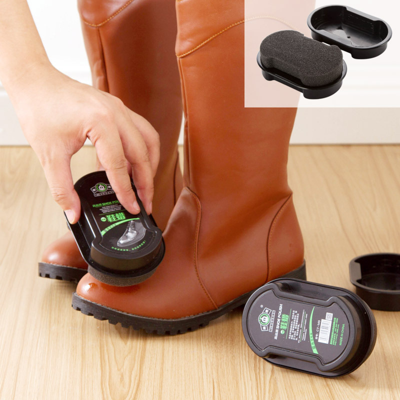 Two-sided Colorless Wax Brush genuine leather maintain nursing Shoe polish Shoeshine