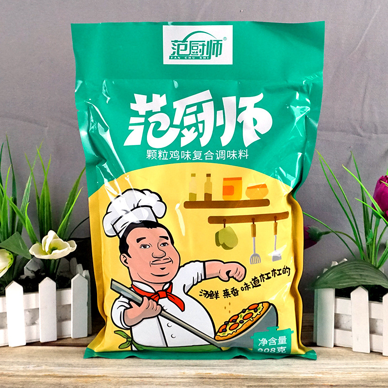 concentrate broth prepared by steaming chicken Kim Ji 908g Soup stock Chicken essence flavoring monosodium glutamate household commercial Bagged broth prepared by steaming chicken concentrate